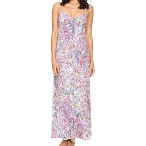 Tommy Bahama Paisley Maxi Dress - Pink and Blue